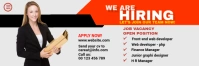 We are hiring Email Header template