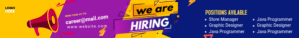We Are Hiring Etsy Banner template