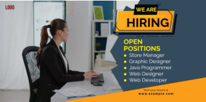 We are hiring Eventbrite Banner template