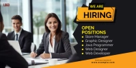 We are hiring Eventbrite Banner template