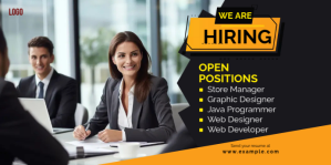 We are hiring Eventbrite Banner template