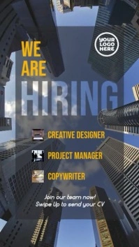 We are hiring executive corporate video story template