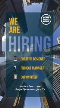 We are hiring executive corporate video story template