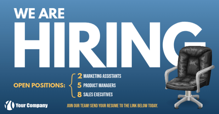 Job Recruitment Facebook Post Template | PosterMyWall