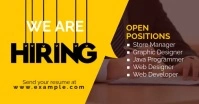 We are hiring Facebook Event Cover template