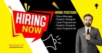 We are hiring Facebook Event Cover template