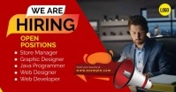 We are hiring Facebook Event Cover template