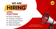 We are hiring Facebook Event Cover template