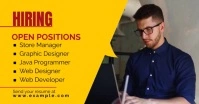 We are hiring Facebook Event Cover template
