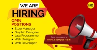 We are hiring Facebook Event Cover template