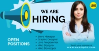 We are hiring Facebook Event Cover Okładka wydarzenia na Facebooku template