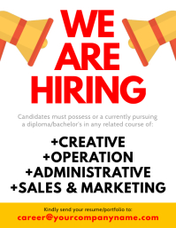 Hiring Poster Templates PosterMyWall Hiring Poster Templates PosterMyWall