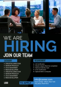 We are hiring Flyer A1 template