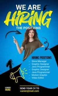 We Are Hiring Flyer Umthetho we-US template
