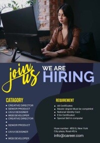 Schwarz Job Hiring A5 Template