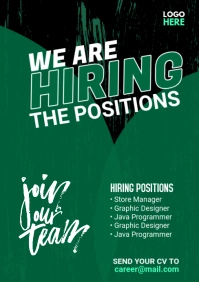 We Are Hiring Flyer A5 template
