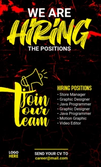 We Are Hiring Flyer US Legal template