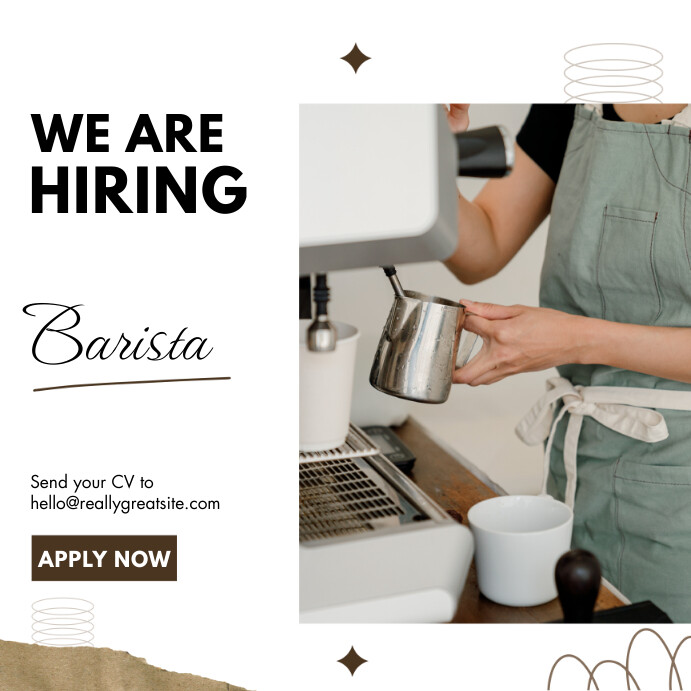 we are hiring flyer / instagram post template