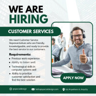 We Are Hiring Insta Instagram Post template