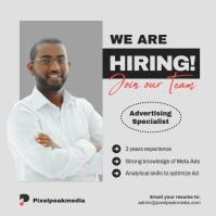 We Are Hiring Instagram Post template