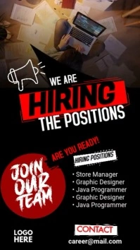We are hiring Instagram Story template