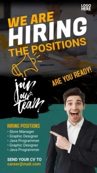 We are hiring Instagram Story template