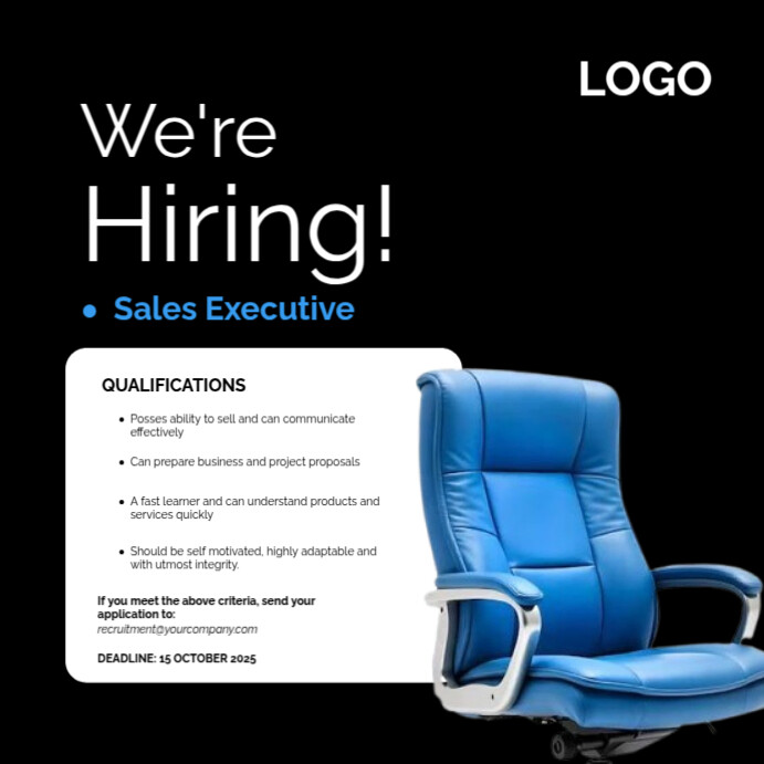 We are Hiring Job ad Template | PosterMyWall