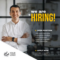 We are Hiring Job Instagram Post template