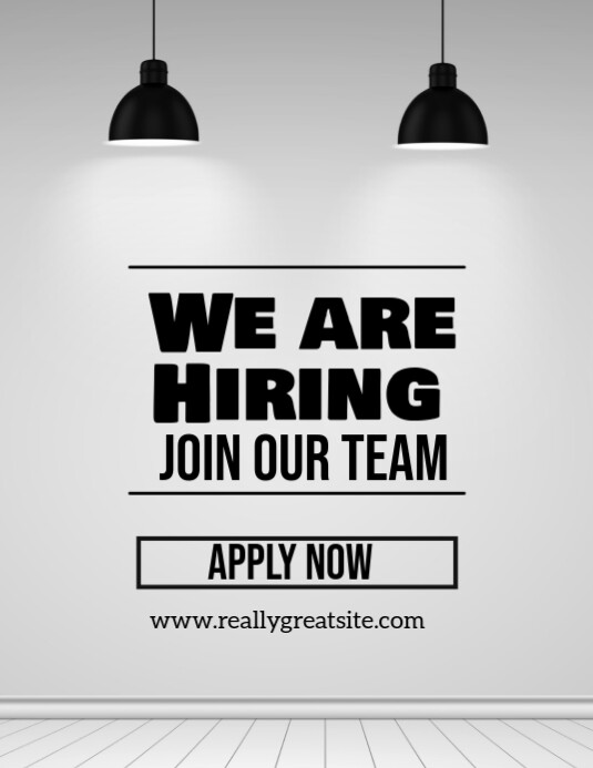 we are hiring  job vacancy  now hiring Pamflet (VSA Brief) template