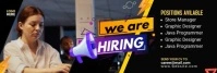 We Are Hiring LinkedIn Banner template