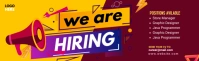 We Are Hiring LinkedIn Career Cover Photo template