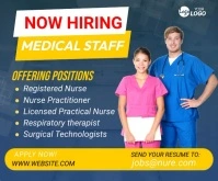We Are Hiring Medium Rectangle Rectángulo Mediano template