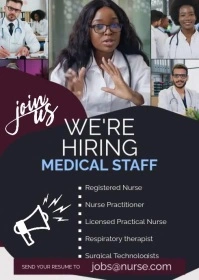 We are Hiring Nurses Template A6