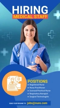 We are Hiring Nurses Template Digital Display (9:16)