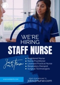 We are Hiring Nurses Template A5