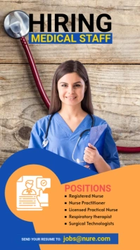 We are Hiring Nurses Template Digital Display (9:16)