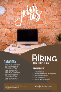 Pinterest Hiring Posts Hiring ad Pinterest Graphic Template | PosterMyWall