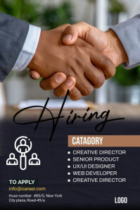 Pinterest Hiring Posts We are hiring Pinterest Graphic Template | PosterMyWall