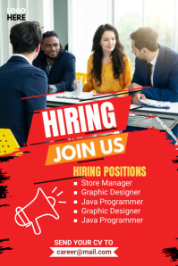 Pinterest Hiring Posts Hiring ad Pinterest Graphic Template | PosterMyWall