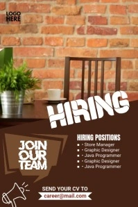 We Are Hiring Pinterest Graphic Gráfico de Tumblr template