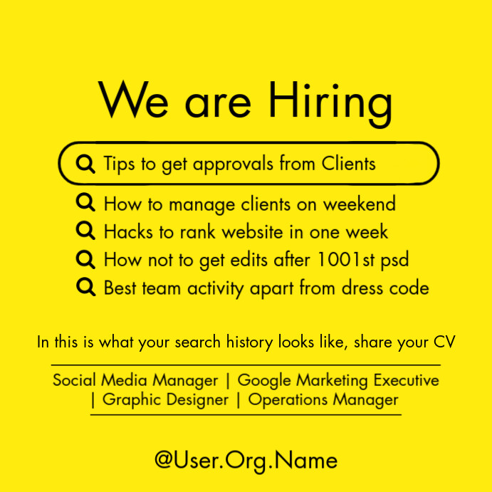 We Are Hiring Post Template PosterMyWall we-are-hiring-post-template-postermywall