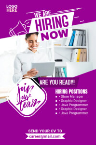 we are hiring flyer / instagram post Template | PosterMyWall