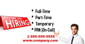 We are hiring Facebook Shared Image template