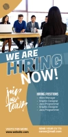 We Are Hiring Roll Up Banner template
