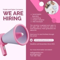 we are hiring template Square (1:1)