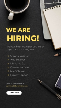 We are Hiring Template Instagram Story