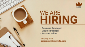 We are hiring Template Publicación de Twitter