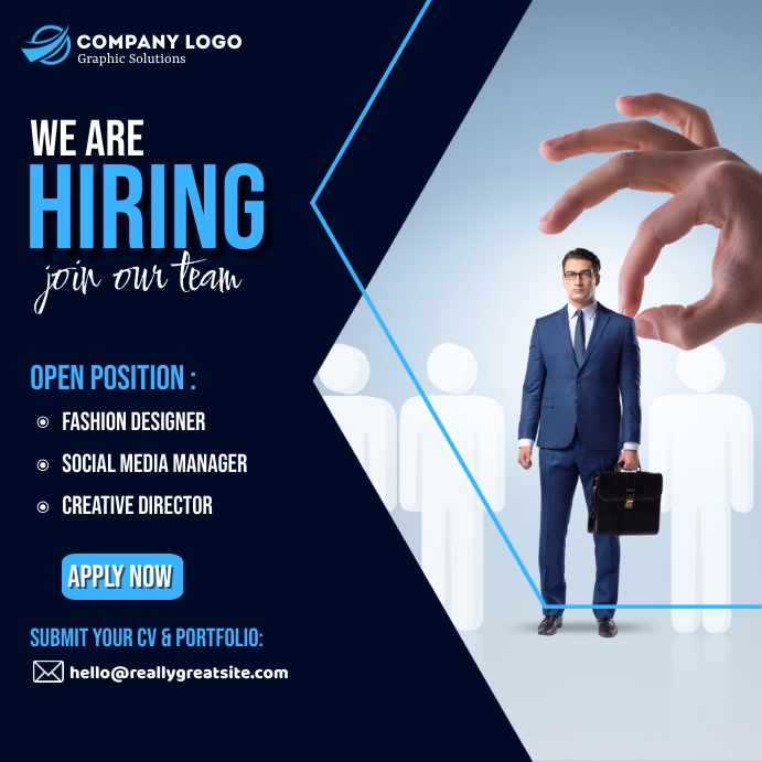 Modèle We Are Hiring Template Poster | PosterMyWall