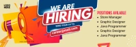 We Are Hiring Tumblr Banner template