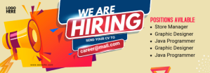 We Are Hiring Tumblr Banner template